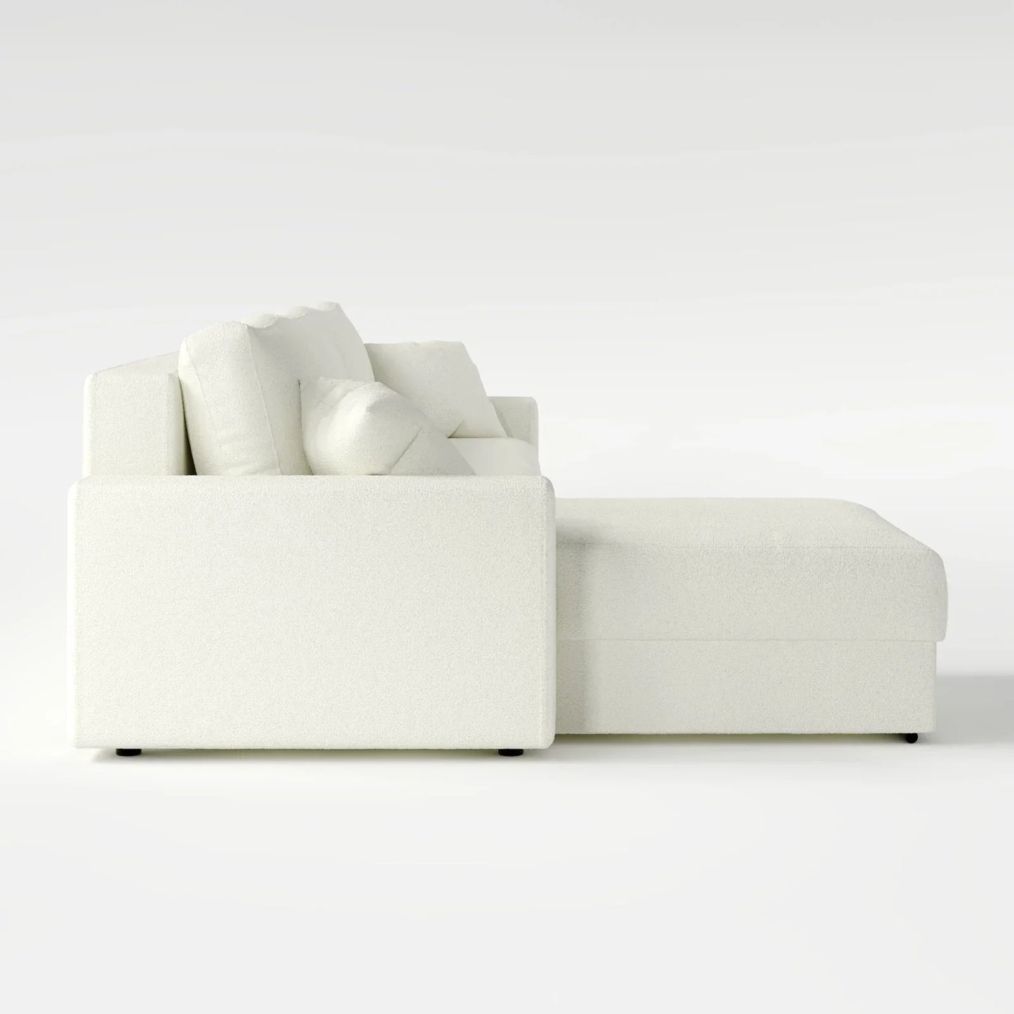 Earth-Tone Grand Sectional 4 Bed Sofa Bed