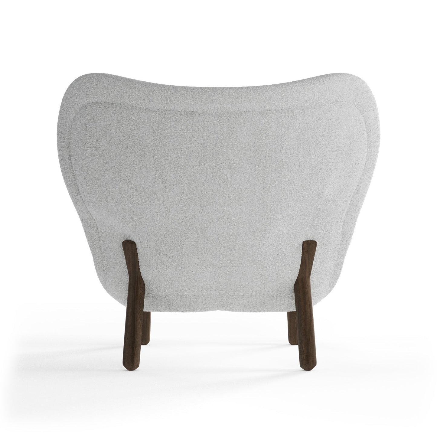 Scandi-Inspired Soft White Bouclé Occasional Arm Chair