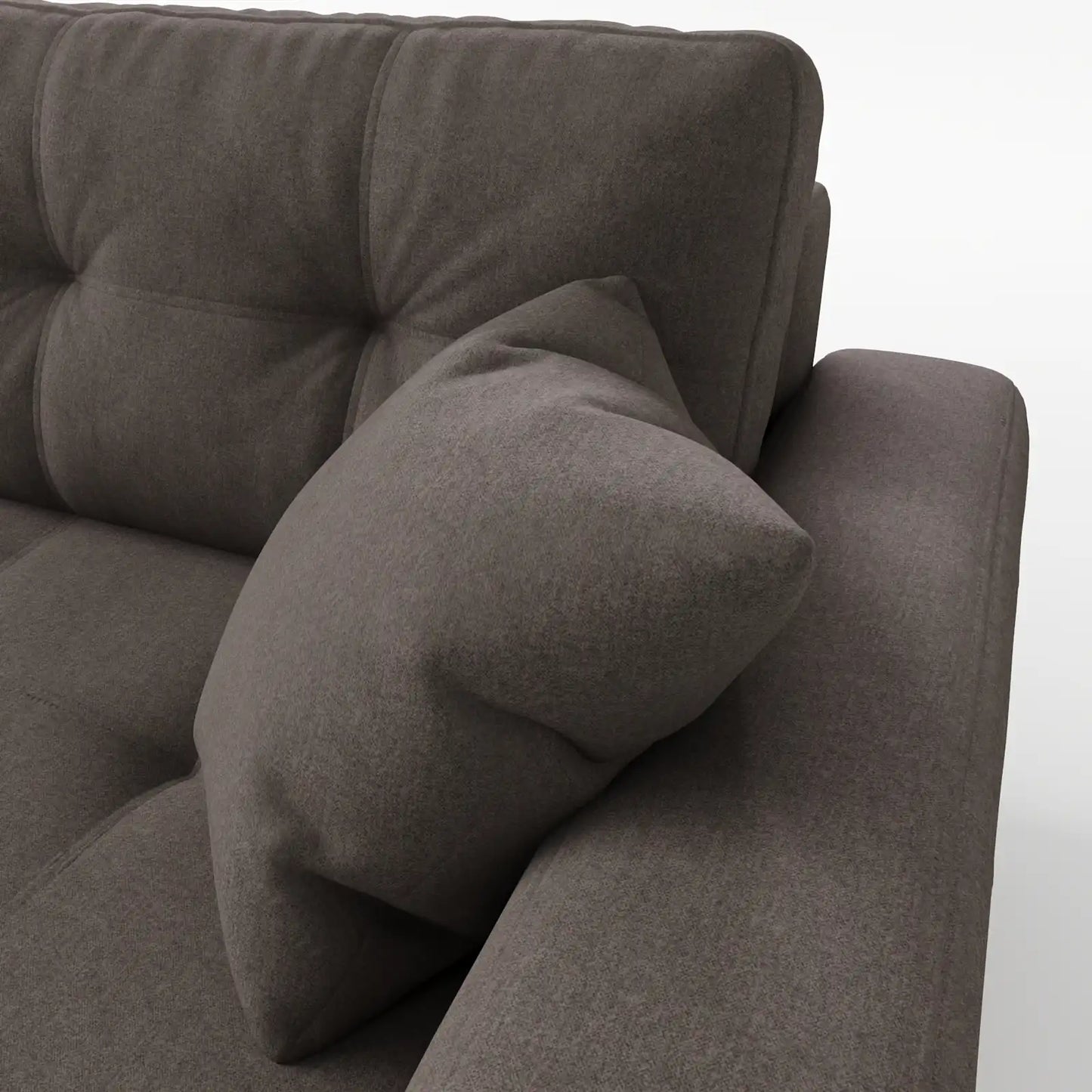 Sage Tufted 2-Seater Convertible Sofa Bed