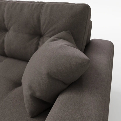 Sage Tufted 2-Seater Convertible Sofa Bed