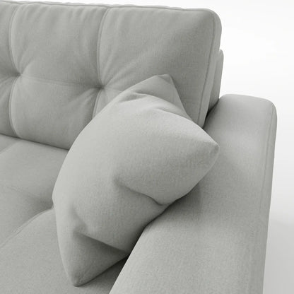 Sage Tufted 2-Seater Convertible Sofa Bed