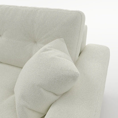 Sage Tufted 2-Seater Convertible Sofa Bed