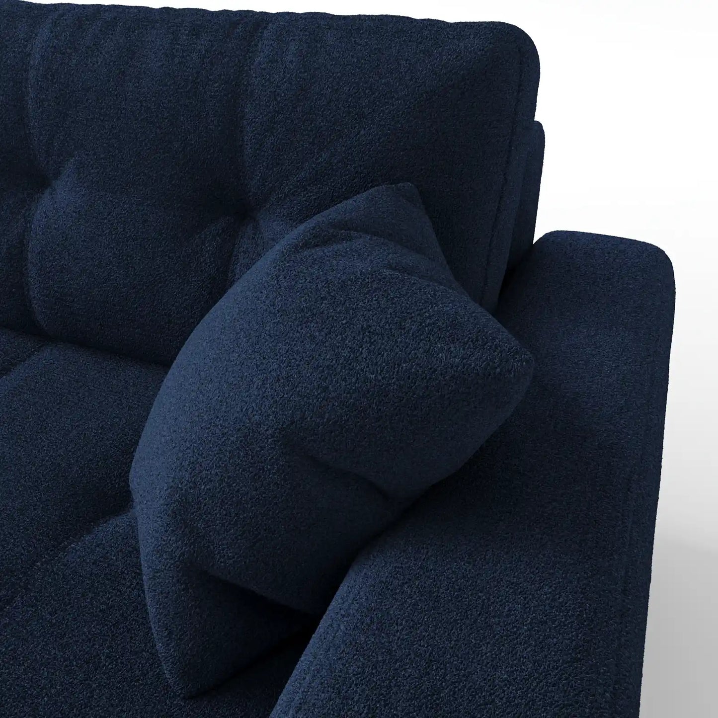 Sage Tufted 2-Seater Convertible Sofa Bed