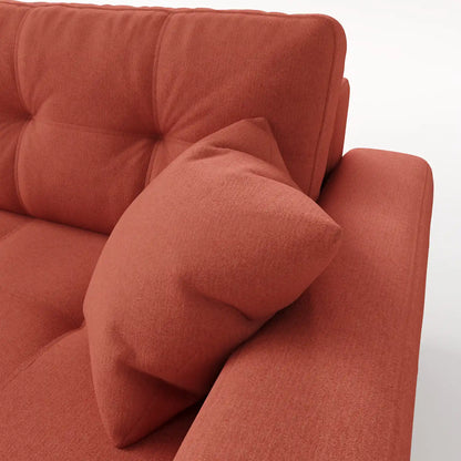 Sage Tufted 2-Seater Convertible Sofa Bed