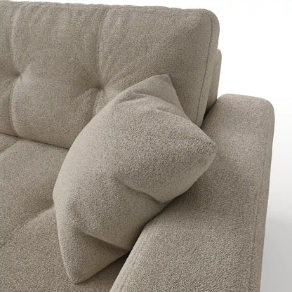 Sage Tufted 2-Seater Convertible Sofa Bed