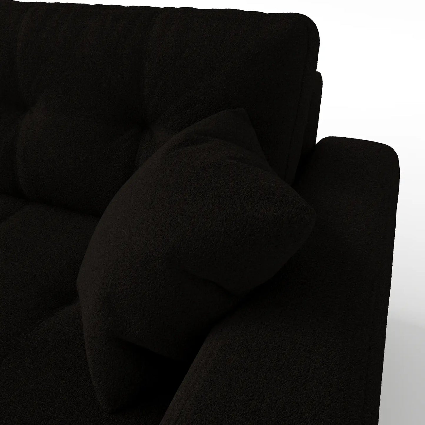 Sage Tufted 2-Seater Convertible Sofa Bed