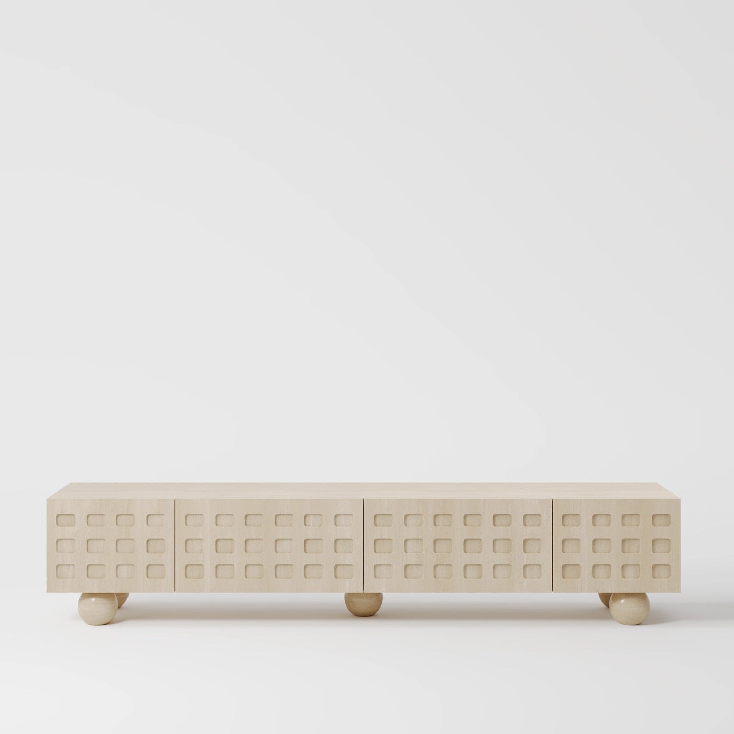 Asymmetrical Two-Tone Floating Media Unit