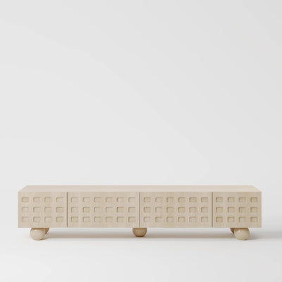 Lego Bleached Oak TV Stand — 200cm