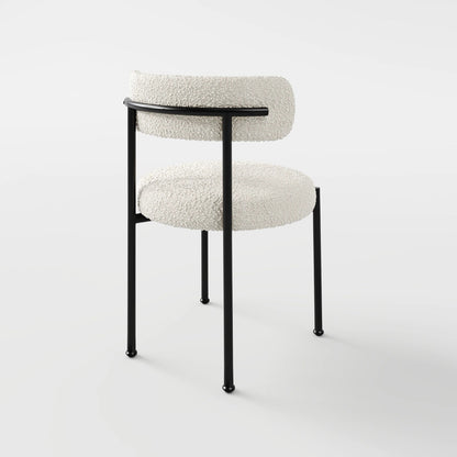 Orbital Boucle Dining Chair