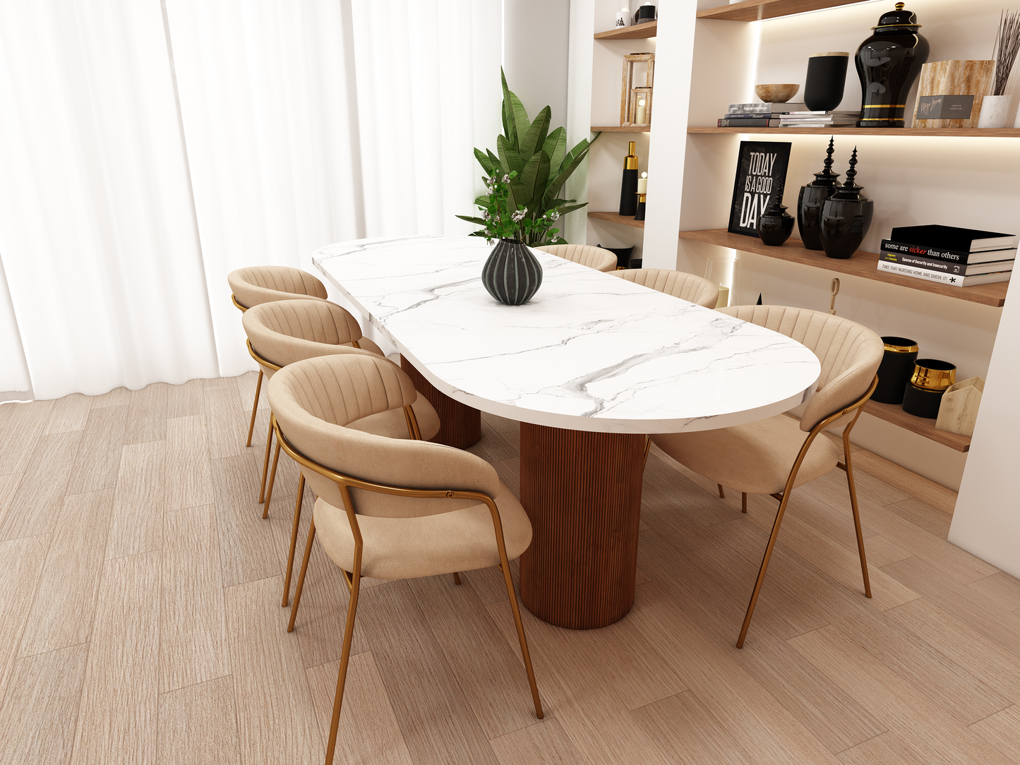 РОСКОШНЫЙ ОБЕДЕННЫЙ СТОЛ