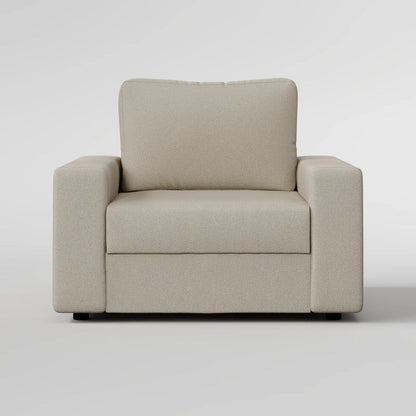 Sleek Boxy Accent Arm Chair