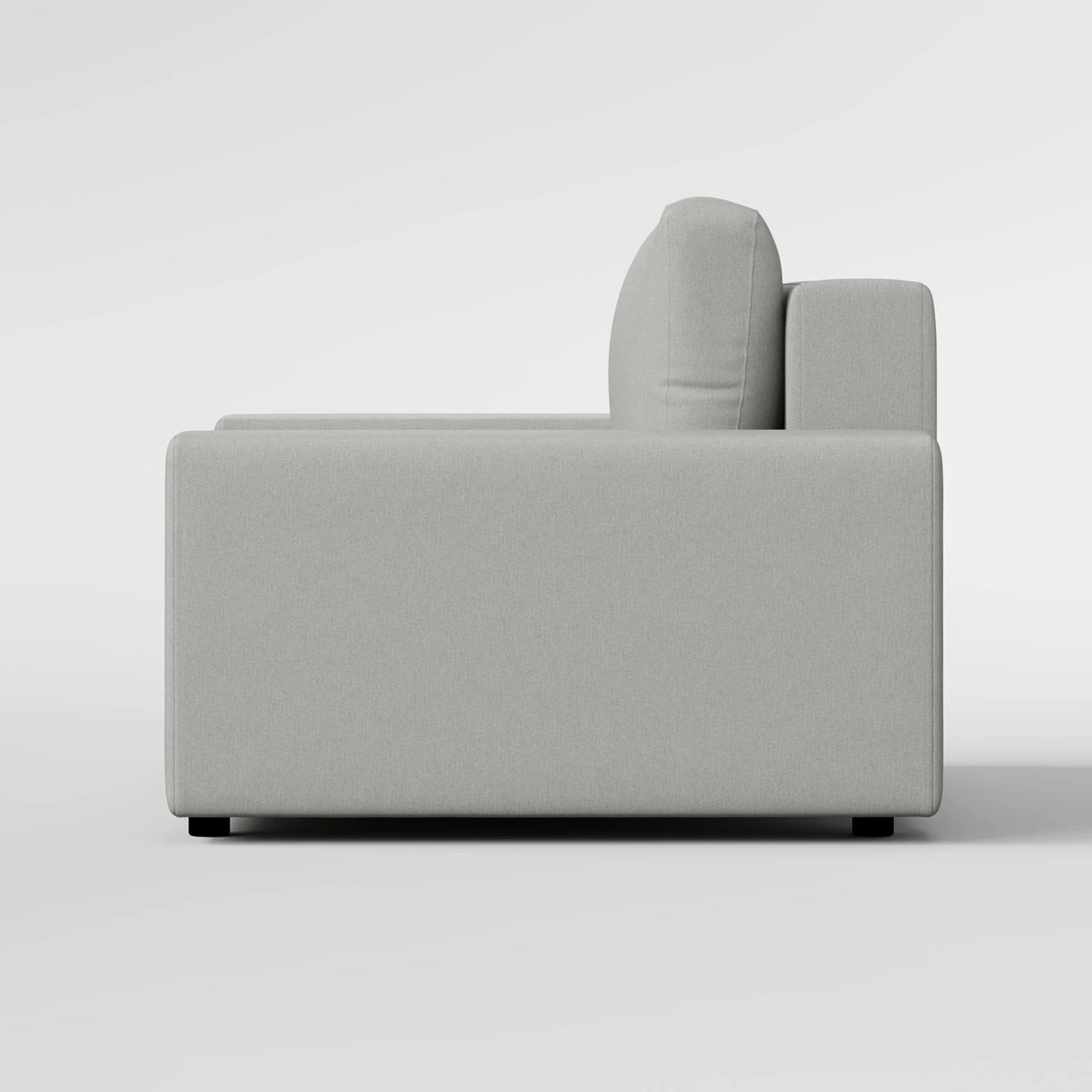 Sleek Boxy Accent Arm Chair