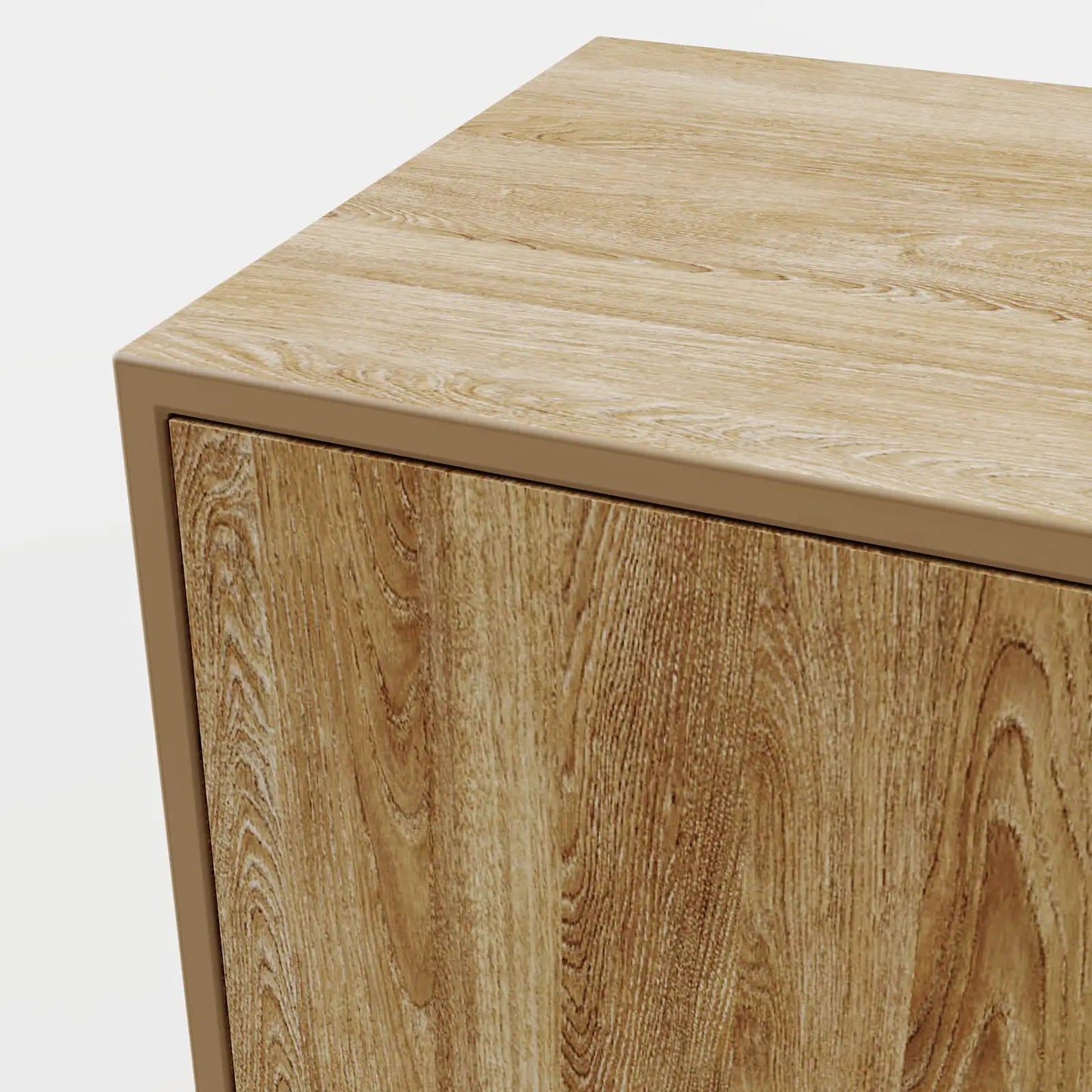 Ultra-Sleek Minimalist Black Media Console