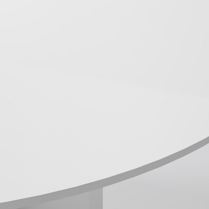 The Monolith Round Table: Modern Brutalist Centerpiece in Textured Grey Stone