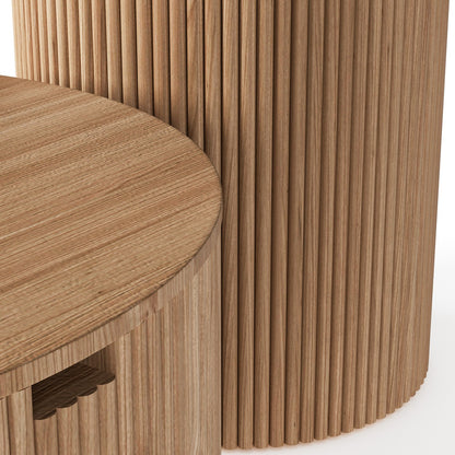 Modern Veined Marble Coffe Table