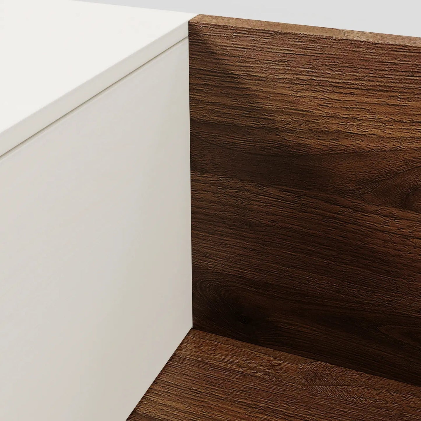 The Flow Console: Cream White Media Unit