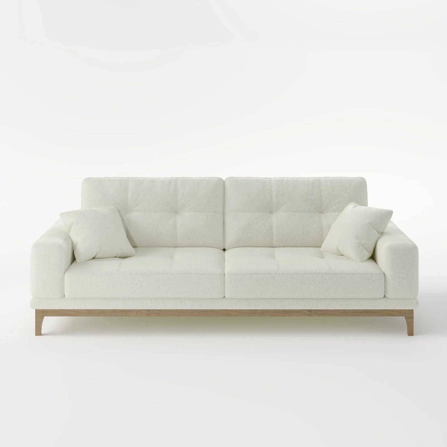 Sage Tufted 2-Seater Convertible Sofa Bed