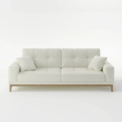 Sage Tufted 2-Seater Convertible Sofa Bed