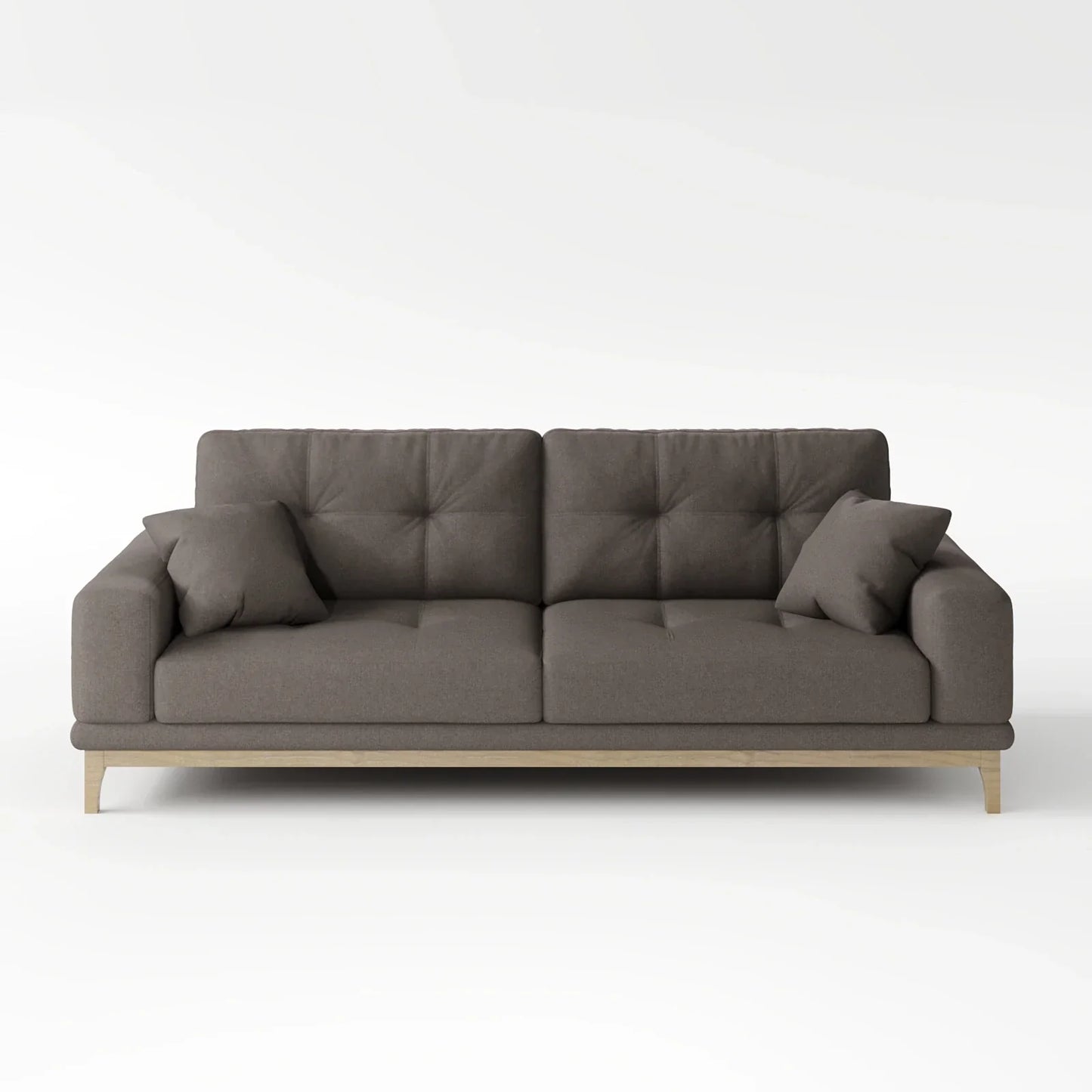 Sage Tufted 2-Seater Convertible Sofa Bed