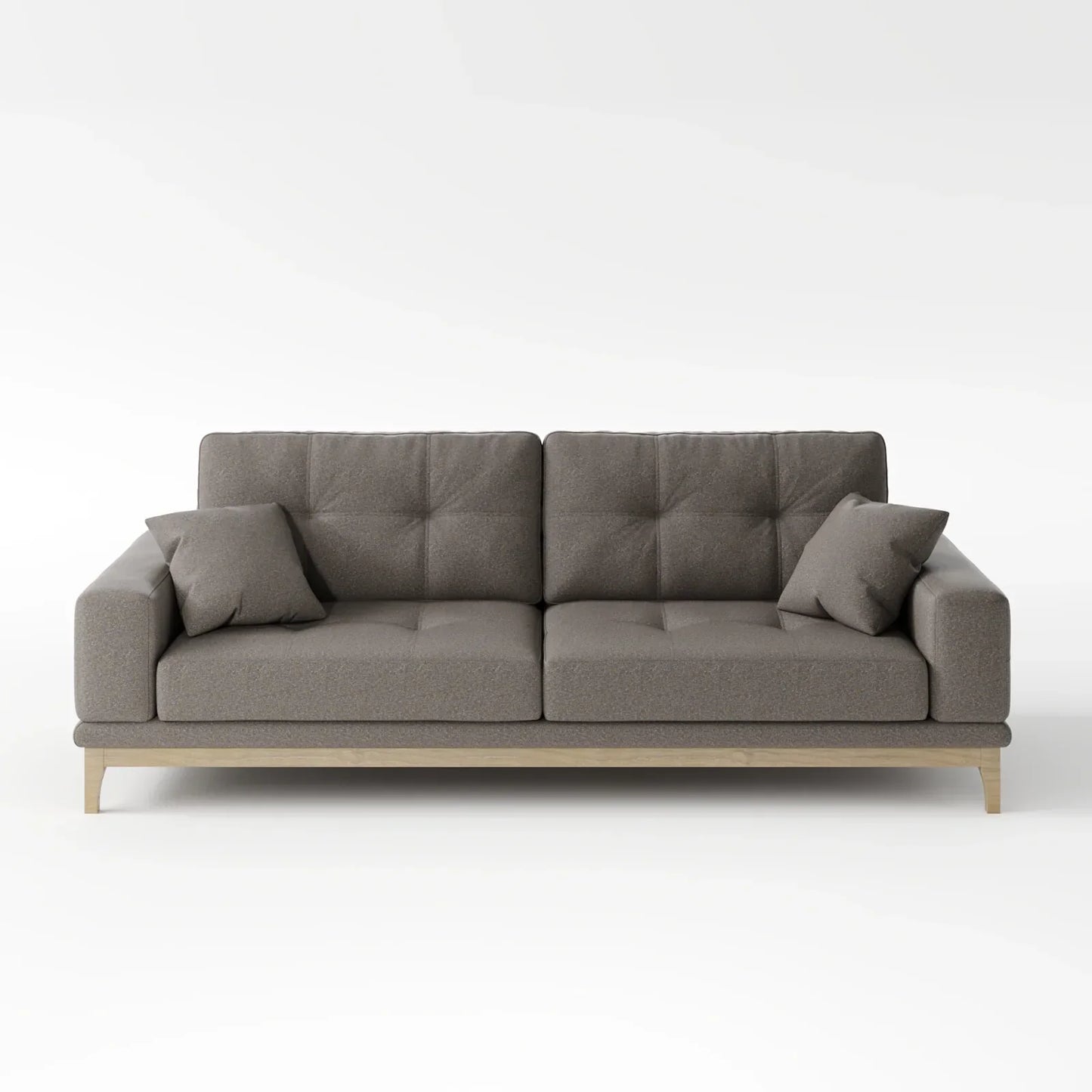 Sage Tufted 2-Seater Convertible Sofa Bed