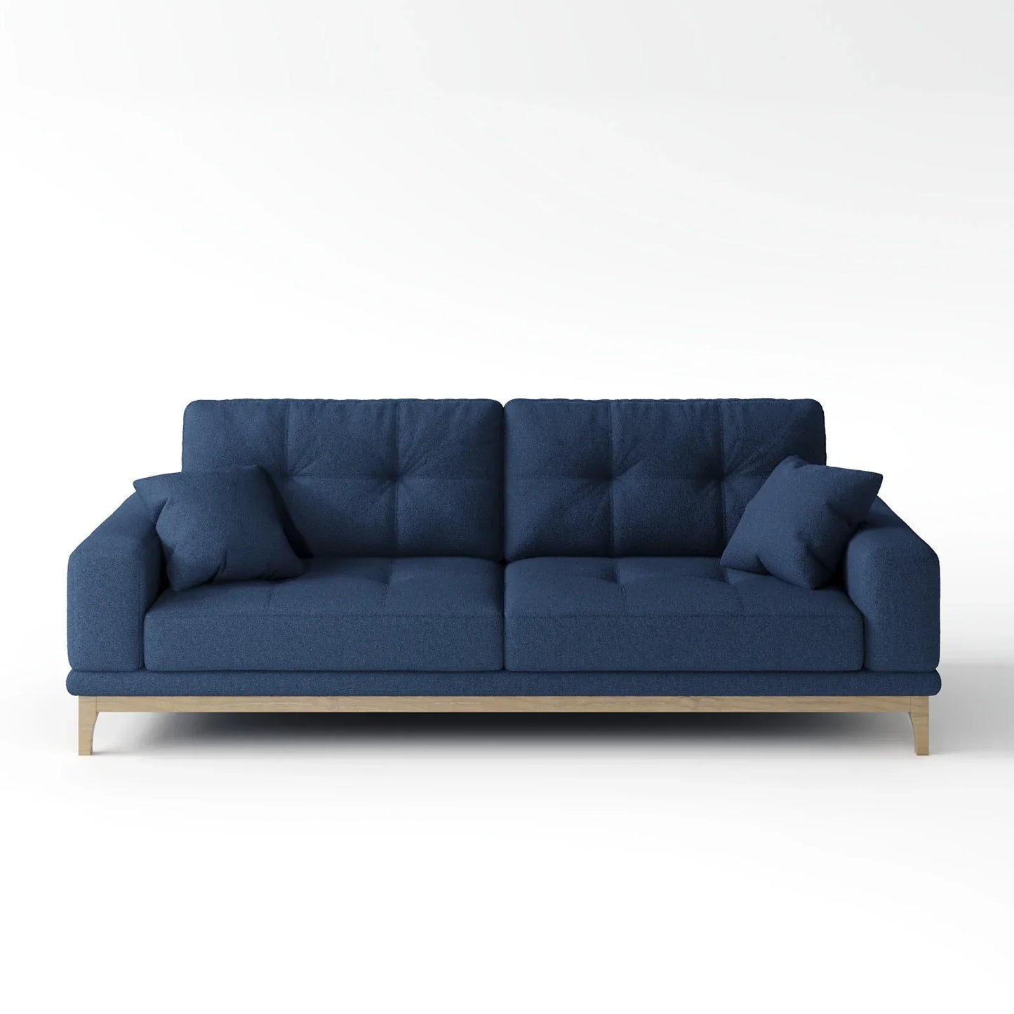 Sage Tufted 2-Seater Convertible Sofa Bed