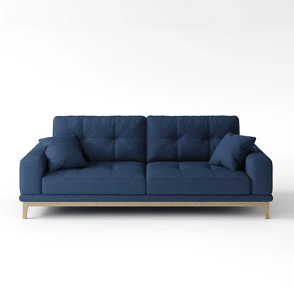 Sage Tufted 2-Seater Convertible Sofa Bed