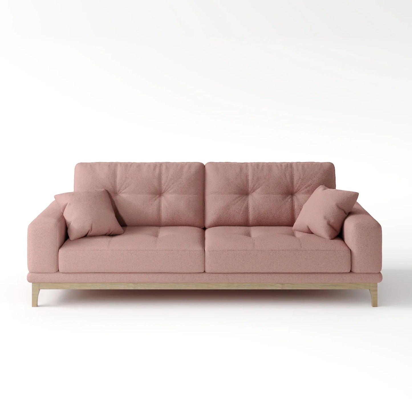 Sage Tufted 2-Seater Convertible Sofa Bed