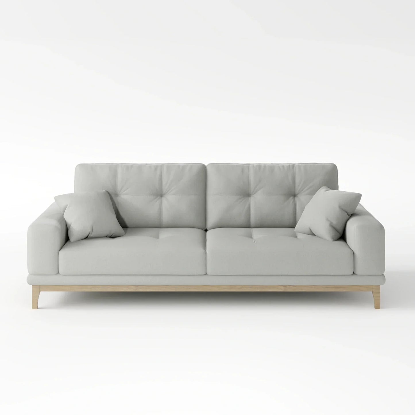 Sage Tufted 2-Seater Convertible Sofa Bed