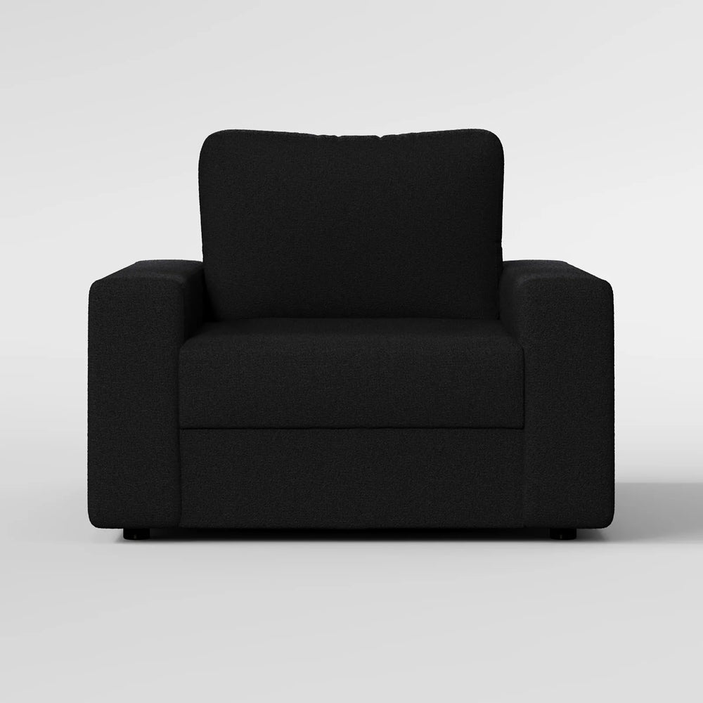 Sleek Boxy Accent Arm Chair