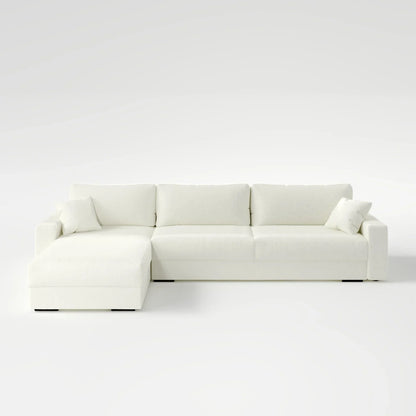 Earth-Tone Grand Sectional 4 Bed Sofa Bed