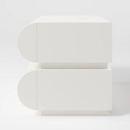 Arctic Capsule High Gloss Bedside Table