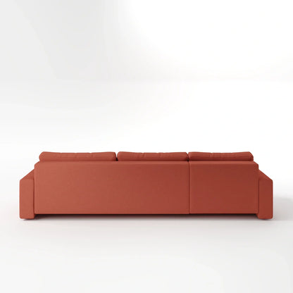 Earth-Tone Grand Sectional 4 Bed Sofa Bed