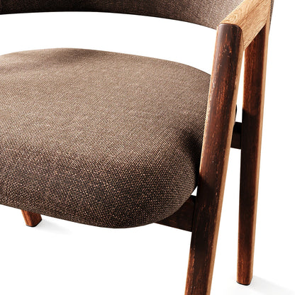 Arc-Support Timber Dining Chair