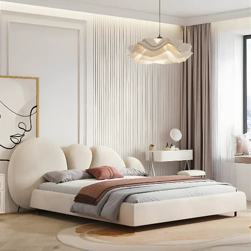 Serene Organic-Wave Velvet Retreat Bed