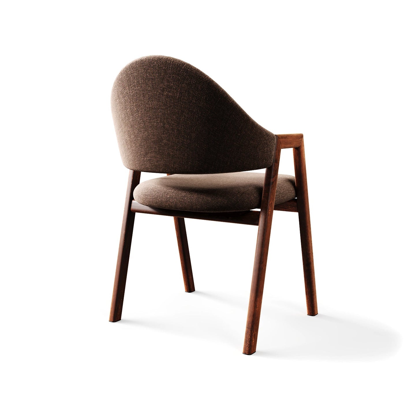 Arc-Support Timber Dining Chair
