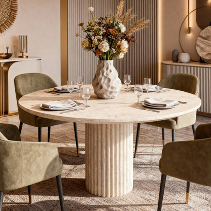 Corinthian Fluted Dining Table