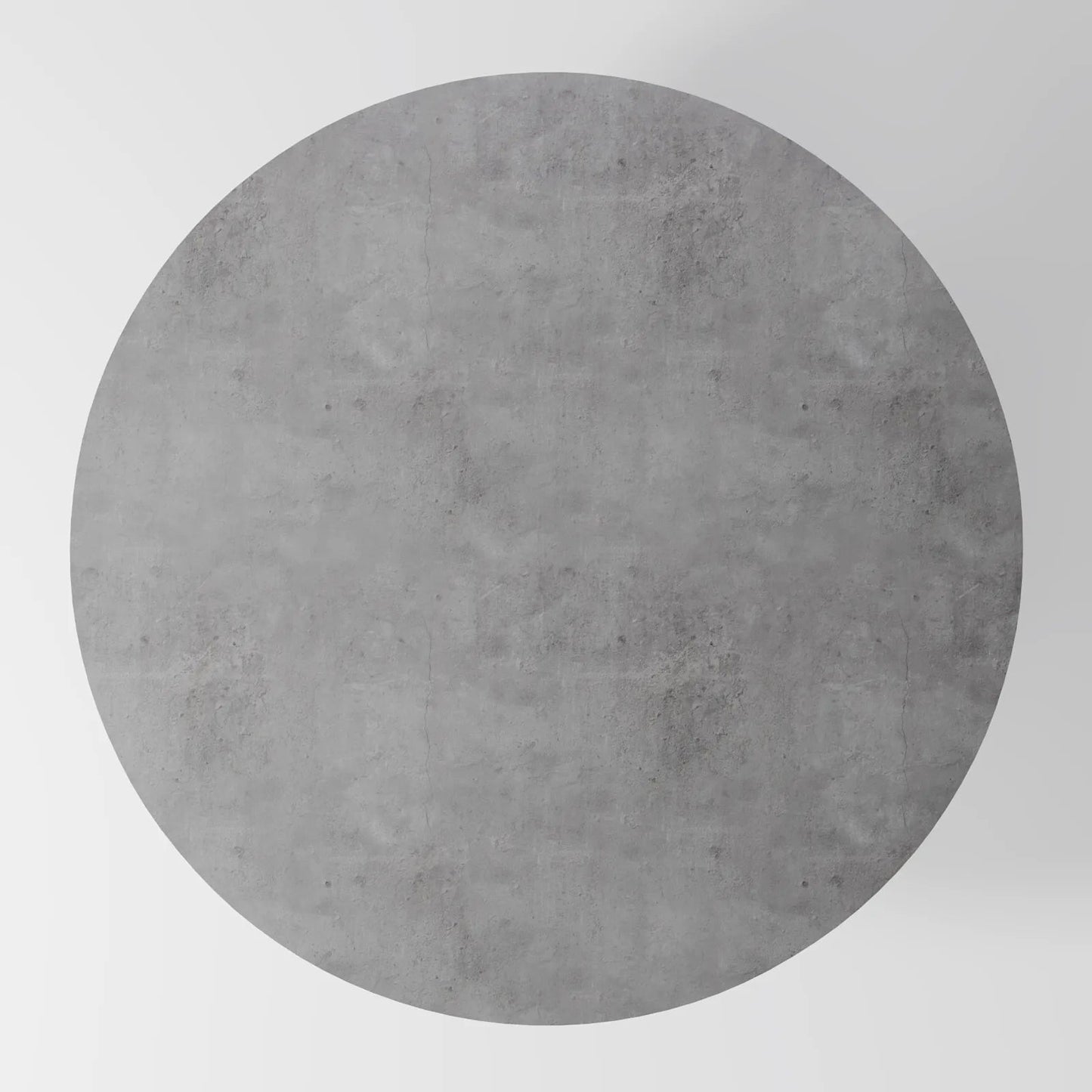 The Monolith Round Table: Modern Brutalist Centerpiece in Textured Grey Stone