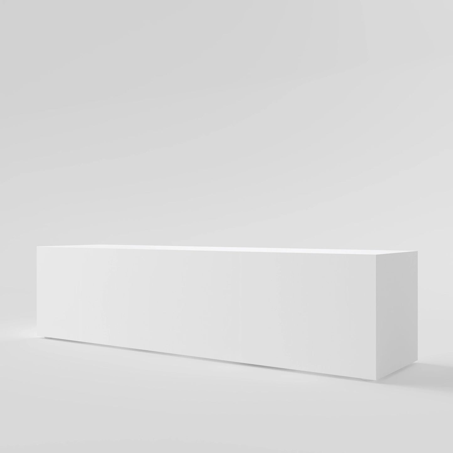 Contemporary Low Profile Wall-Mounted Credenza