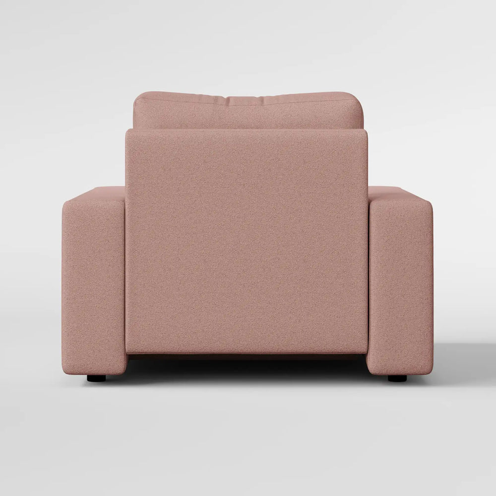 Sleek Boxy Accent Arm Chair