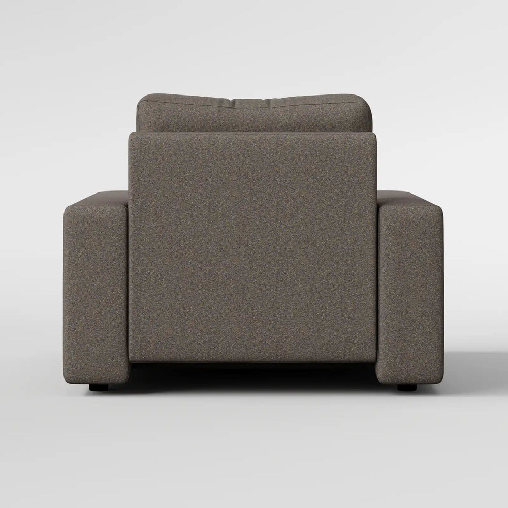 Sleek Boxy Accent Arm Chair