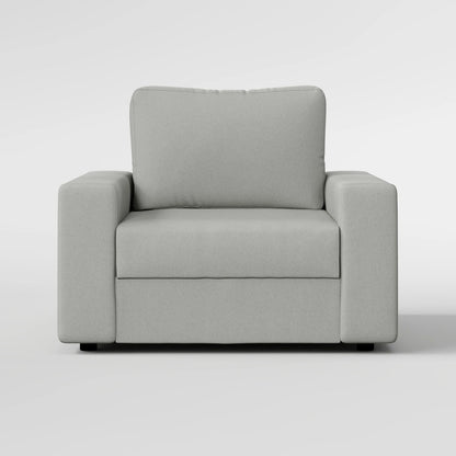 Sleek Boxy Accent Arm Chair