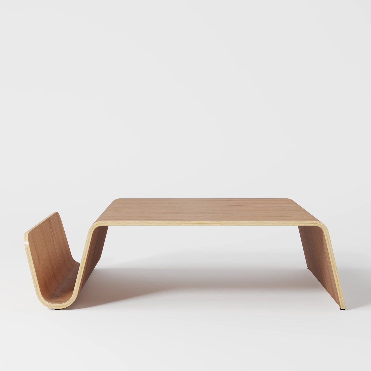 Modern Bentwood Centerpiece Coffee Table