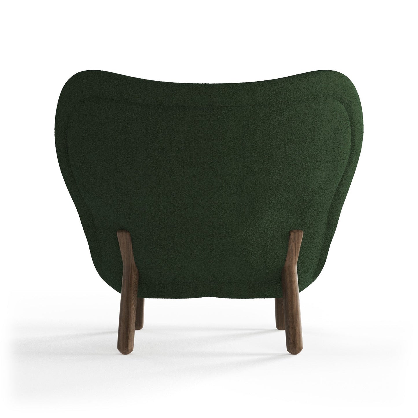 Scandi-Inspired Soft White Bouclé Occasional Arm Chair