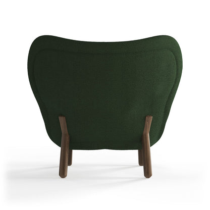 Scandi-Inspired Soft White Bouclé Occasional Arm Chair