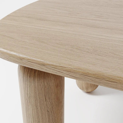 Contemporary Rectangular Marble Dining Table with Fluted Slab Pedestals