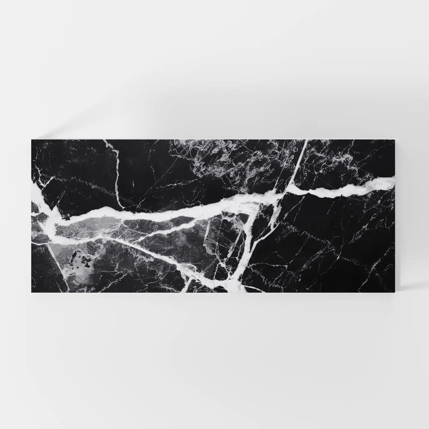 Contemporary Rectangular Black Marble Coffee Table