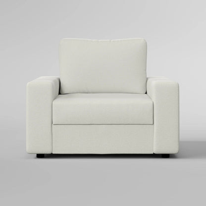 Sleek Boxy Accent Arm Chair