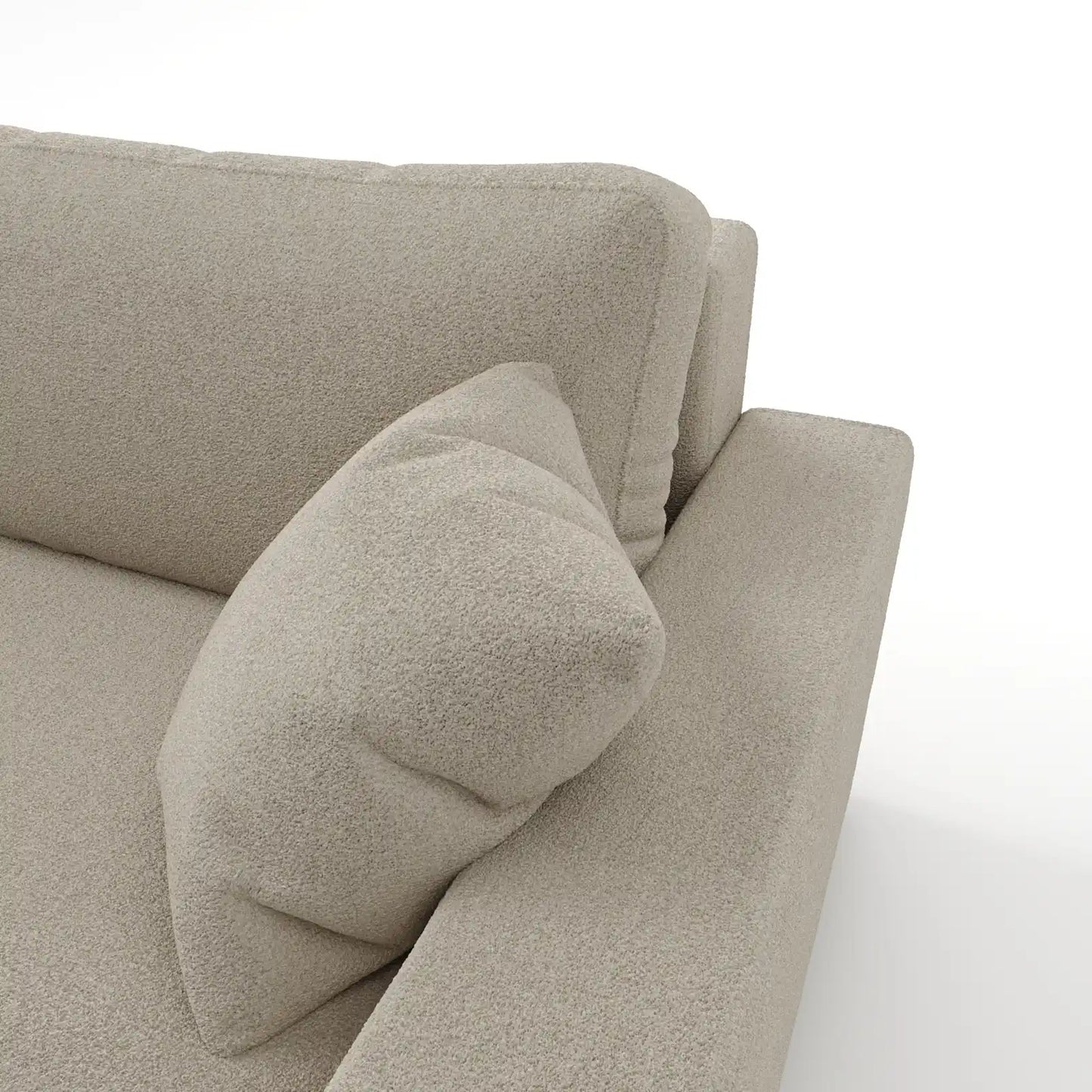 Earth-Tone Grand Sectional 4 Bed Sofa Bed