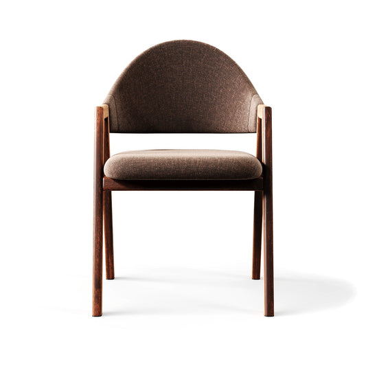 Arc-Support Timber Dining Chair