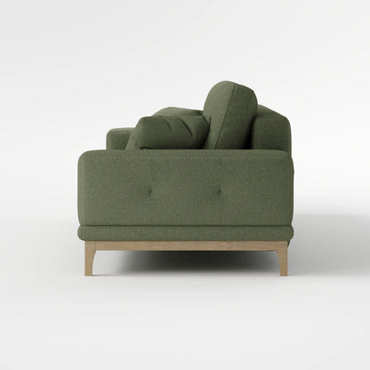 Sage Tufted 2-Seater Convertible Sofa Bed